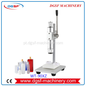 Máquina de travamento de boca em malha de perfume manual puro WT-90XZ